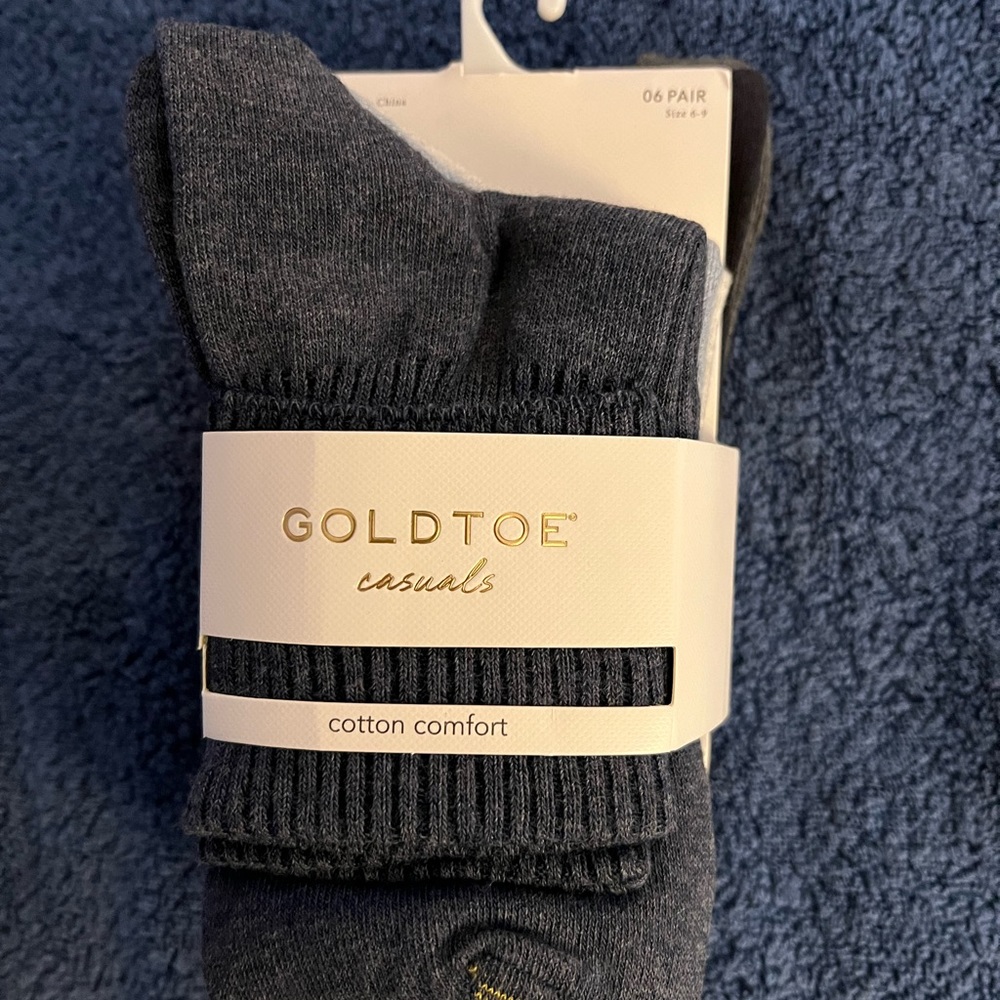 Gold toe women’s turn cuff 6 pack socks